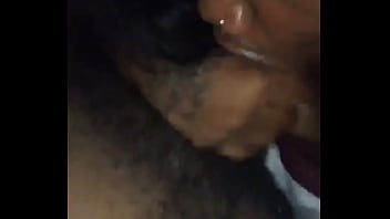 Milwaukee BBW Big Titty Ebony Eats Cum