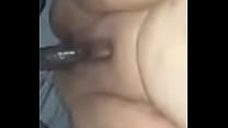 Slapping my dick on her clit